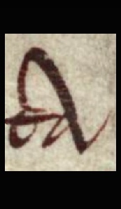 ea (handwritten in a manuscript)