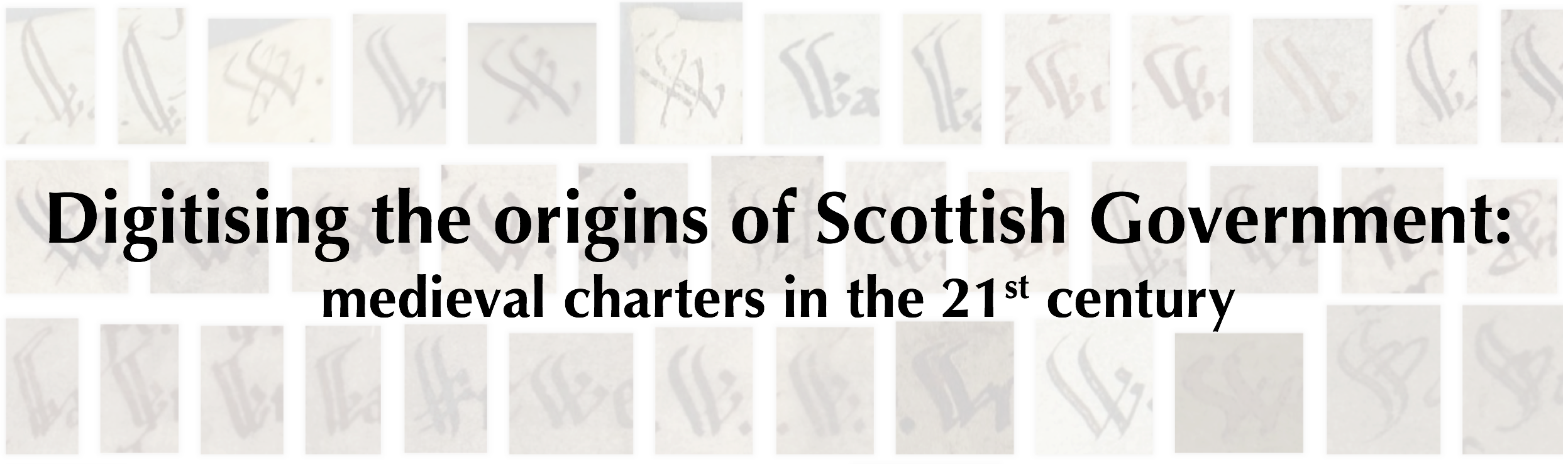 Digitising the origins of Scottish Government, public conference banner